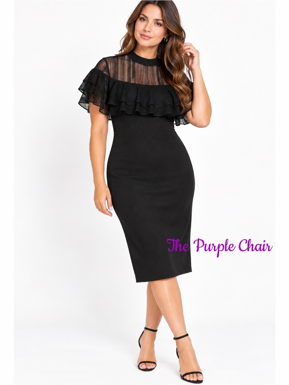 Sonja By SONJA MORGAN NWT Charlotte Cocktail Dress *Black S
